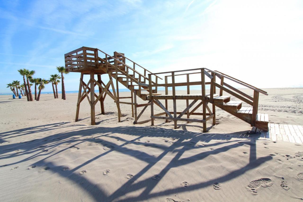 Appartamento Estudio para parejas con piscina en Canet playa Canet d'En Berenguer Esterno foto