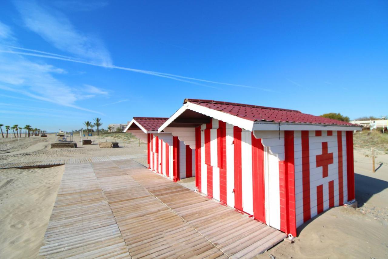 Appartamento Estudio para parejas con piscina en Canet playa Canet d'En Berenguer Esterno foto